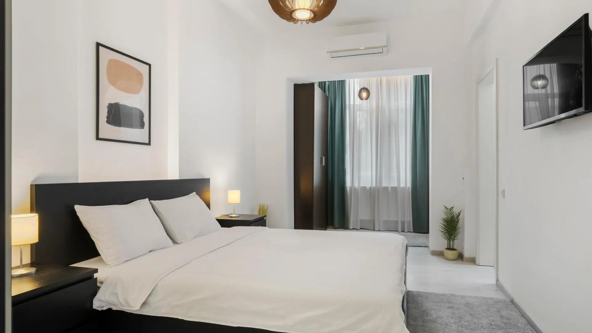 Scandinav 2Bdr Piata Romana Bukarest Apartman